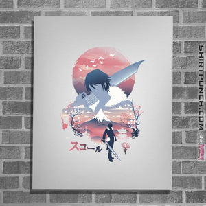 Shirts Posters / 4"x6" / White Ukiyo Squall