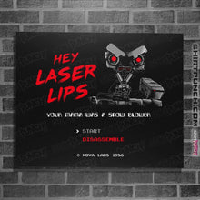 Load image into Gallery viewer, Shirts Posters / 4&quot;x6&quot; / Black Laser Lips
