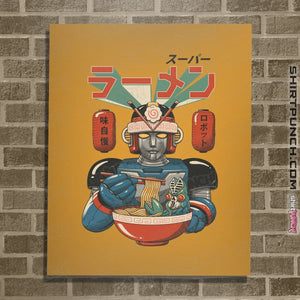 Shirts Posters / 4"x6" / Gold Super Ramen Bot