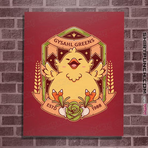 Shirts Posters / 4"x6" / Red Fat Chocobo Gysahl