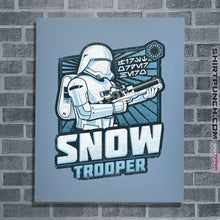 Load image into Gallery viewer, Shirts Posters / 4&quot;x6&quot; / Powder Blue First Order Hero: Snowtrooper
