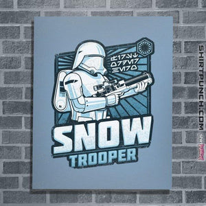 Shirts Posters / 4"x6" / Powder Blue First Order Hero: Snowtrooper