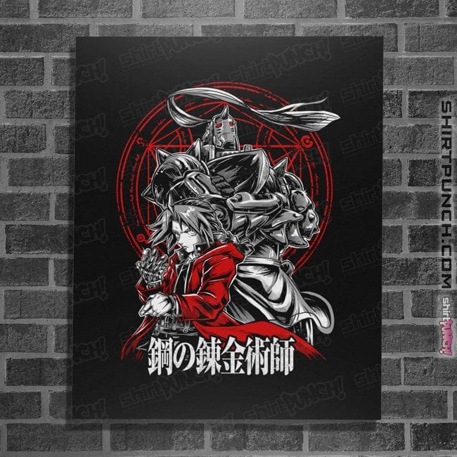 Secret_Shirts Posters / 4"x6" / Black Fullmetal