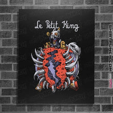 Load image into Gallery viewer, Secret_Shirts Posters / 4&quot;x6&quot; / Black Le Petit Owl King
