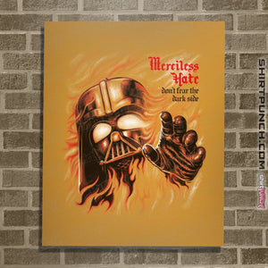 Shirts Posters / 4"x6" / Gold Merciless Hate