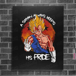 Shirts Posters / 4"x6" / Black Saiyan's Pride