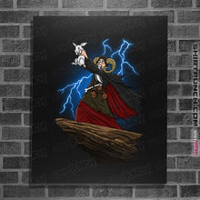 Load image into Gallery viewer, Daily_Deal_Shirts Posters / 4&quot;x6&quot; / Black The Rabbit King
