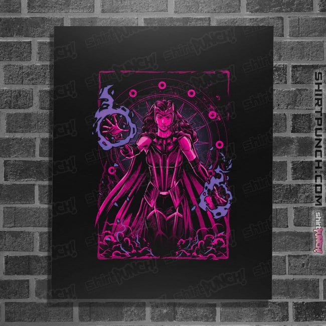 Secret_Shirts Posters / 4"x6" / Black Witch Named Wanda