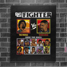 Load image into Gallery viewer, Secret_Shirts Posters / 4&quot;x6&quot; / Black Denzel Fighter
