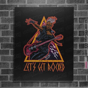 Secret_Shirts Posters / 4"x6" / Black Get Rocked!