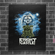Load image into Gallery viewer, Secret_Shirts Posters / 4&quot;x6&quot; / Black Fright Castle
