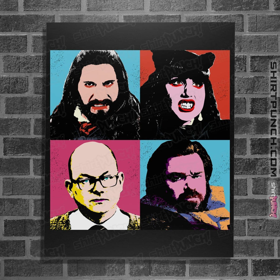 Shirts Posters / 4"x6" / Black Warhol Vampires