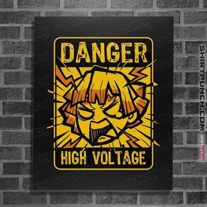 Shirts Posters / 4"x6" / Black High Voltage