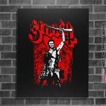 Load image into Gallery viewer, Shirts Posters / 4&quot;x6&quot; / Black Groovy Metal
