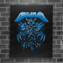 Load image into Gallery viewer, Secret_Shirts Posters / 4&quot;x6&quot; / Black Mega Rockman Secret Sale
