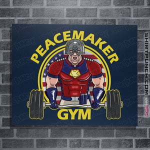 Daily_Deal_Shirts Posters / 4"x6" / Navy Eagly Gym