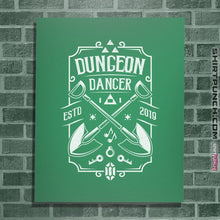 Load image into Gallery viewer, Shirts Posters / 4&quot;x6&quot; / Irish Green Dungeon Dancer
