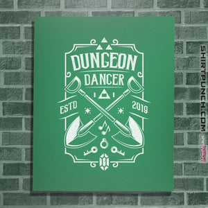 Shirts Posters / 4"x6" / Irish Green Dungeon Dancer