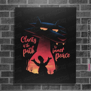 Daily_Deal_Shirts Posters / 4"x6" / Black Inner Peace