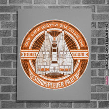 Load image into Gallery viewer, Shirts Posters / 4&quot;x6&quot; / Sports Grey Rebel Scum Snowspeeder
