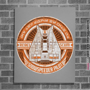 Shirts Posters / 4"x6" / Sports Grey Rebel Scum Snowspeeder