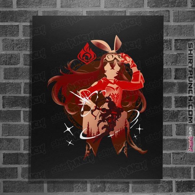Shirts Posters / 4"x6" / Black Gliding Champion Amber