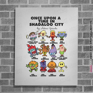 Daily_Deal_Shirts Posters / 4"x6" / White Once Upon A Time In Shadaloo