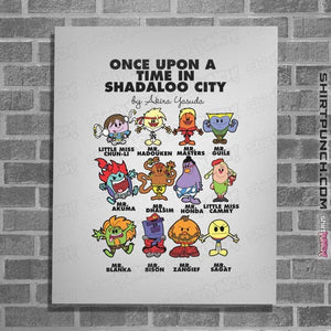 Daily_Deal_Shirts Posters / 4"x6" / White Once Upon A Time In Shadaloo