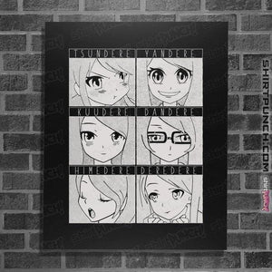 Secret_Shirts Posters / 4"x6" / Black Dere Types