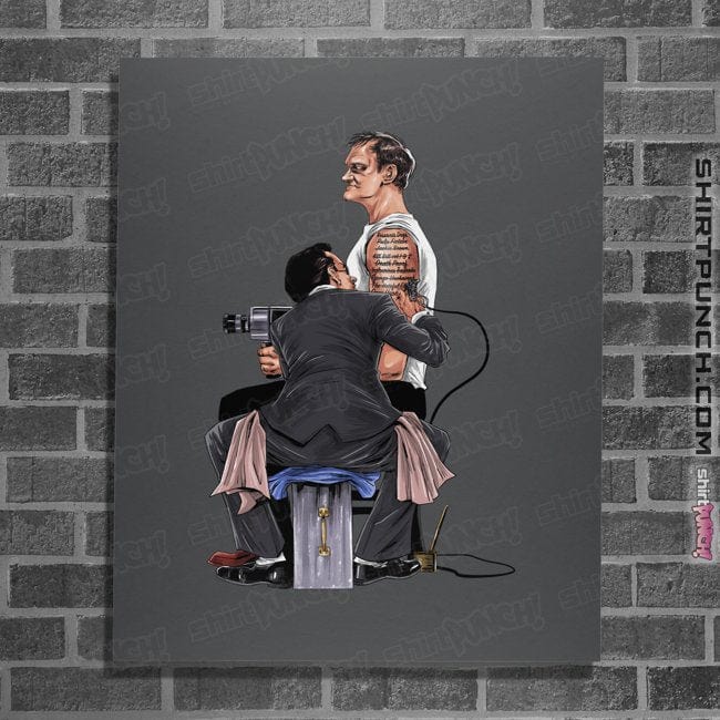 Shirts Posters / 4"x6" / Charcoal Quentin