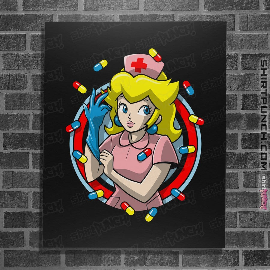 Shirts Posters / 4"x6" / Black Nurse Toadstool