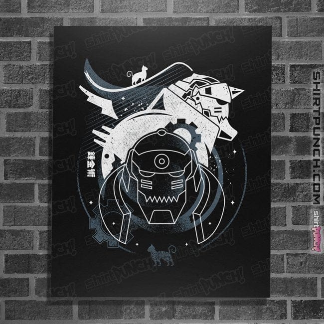 Shirts Posters / 4"x6" / Black Al and Cats
