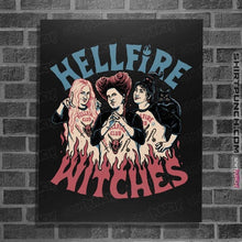 Load image into Gallery viewer, Secret_Shirts Posters / 4&quot;x6&quot; / Black Hellfire Witches
