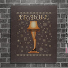 Load image into Gallery viewer, Secret_Shirts Posters / 4&quot;x6&quot; / Dark Chocolate Ugly Leg Sweater
