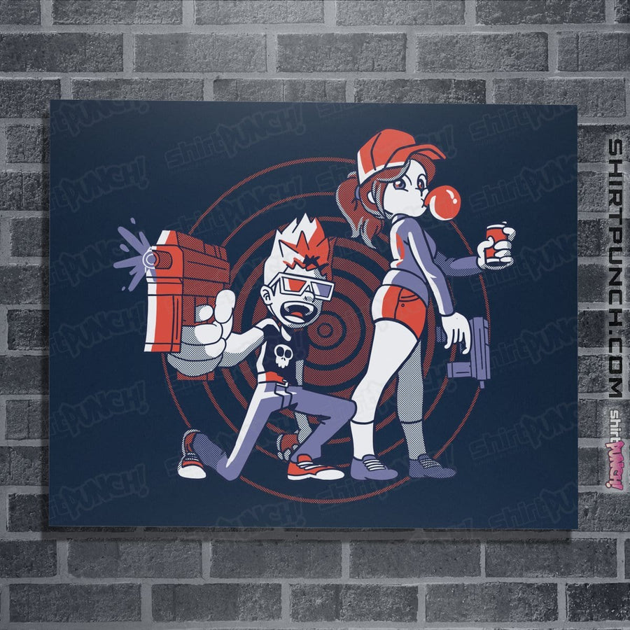 Shirts Posters / 4"x6" / Navy Zombie Neighbors