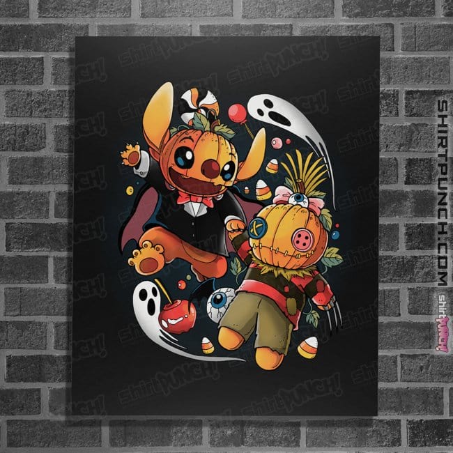 Daily_Deal_Shirts Posters / 4"x6" / Black Experiment Halloween