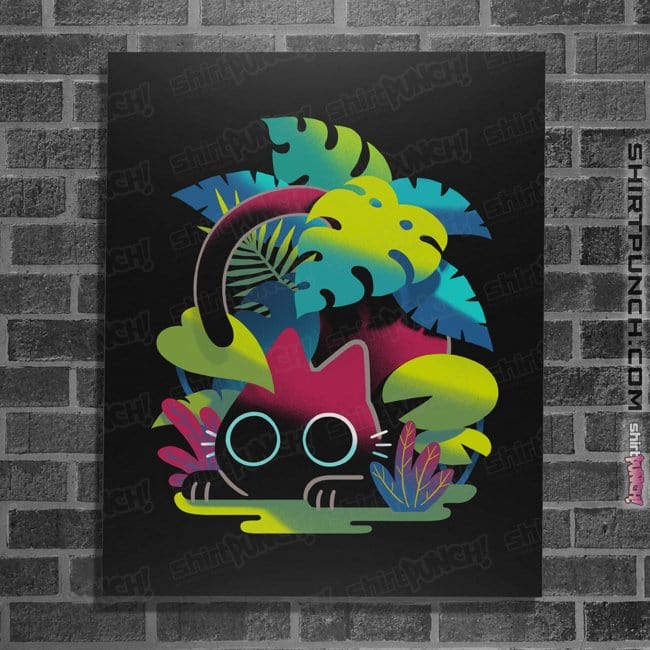 Daily_Deal_Shirts Posters / 4"x6" / Black Hide And Seek