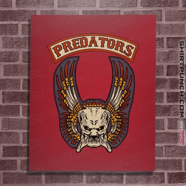 Daily_Deal_Shirts Posters / 4"x6" / Red Predators