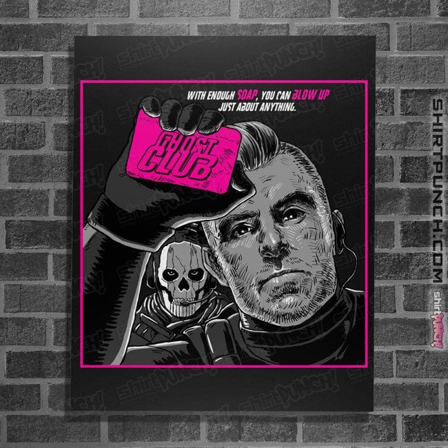 Secret_Shirts Posters / 4"x6" / Black Ghost Club