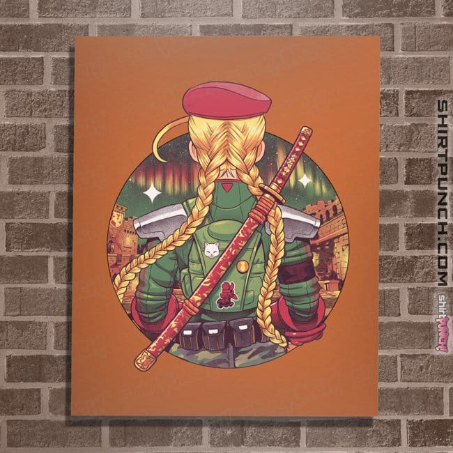 Daily_Deal_Shirts Posters / 4"x6" / Orange Autumn Fighter