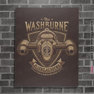 Shirts Posters / 4"x6" / Dark Chocolate Washburne Flight Academy