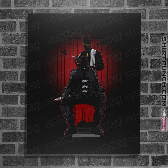 Secret_Shirts Posters / 4"x6" / Black At The Barbers
