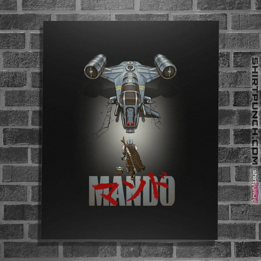 Shirts Posters / 4"x6" / Black Mandokira