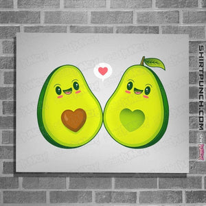 Shirts Posters / 4"x6" / White Avocados Love
