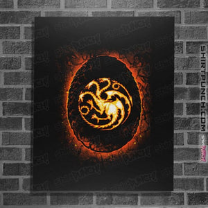Daily_Deal_Shirts Posters / 4"x6" / Black Egg Of The Dragon