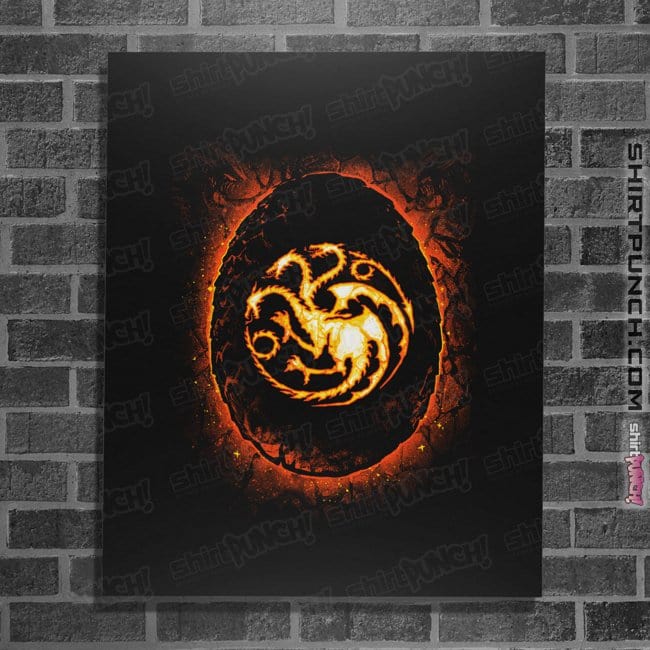 Daily_Deal_Shirts Posters / 4"x6" / Black Egg Of The Dragon