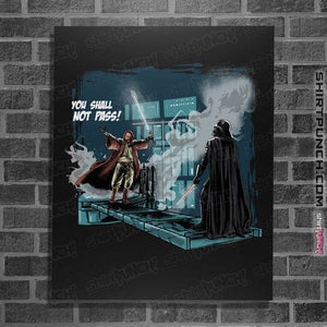 Daily_Deal_Shirts Posters / 4"x6" / Black Fly You Fools!