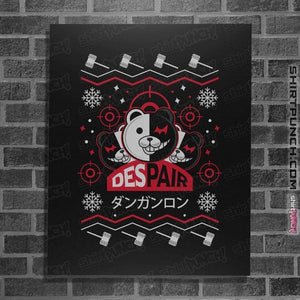 Shirts Posters / 4"x6" / Black Despair Kuma Ugly Christmas Sweater