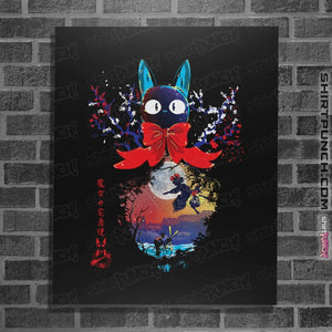 Shirts Posters / 4"x6" / Black Jiji Delivery Spring