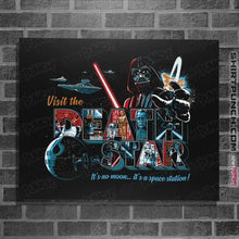 Load image into Gallery viewer, Shirts Posters / 4&quot;x6&quot; / Black Visit The Death Star
